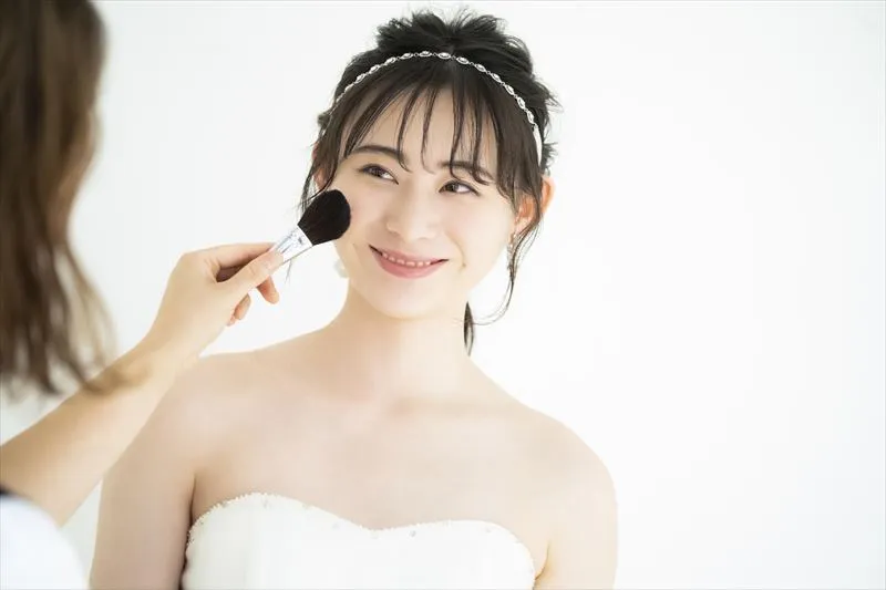 挙式から披露宴のヘアメイクにかかる時間